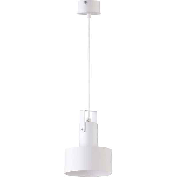 Moderní minimalistická bílá závěsná lampa do obývacího pokoje Rif Plus Sigma