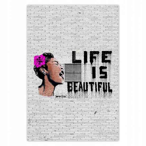 Plakáty 135x200 Banksy Life jsou krásné