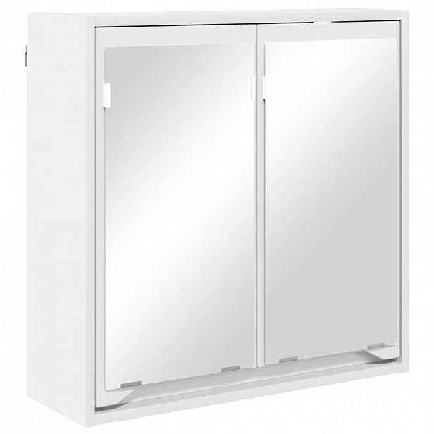 vidaXL Koupelnová zrcadlová skříň Bílá 60 x 20 x 60 cm