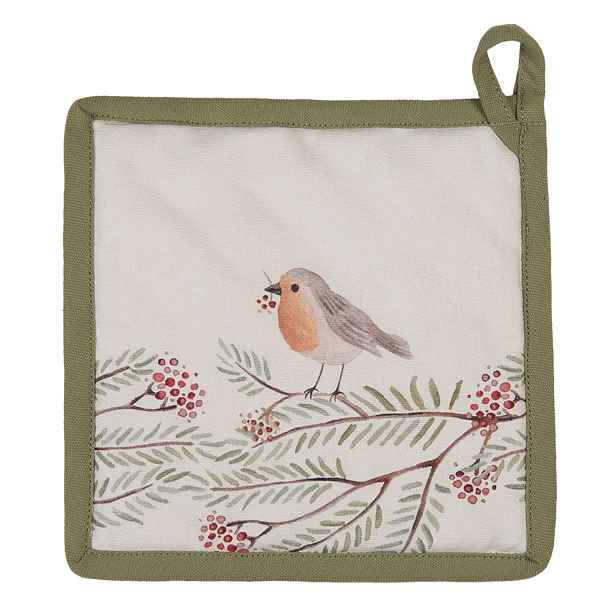 Chňapka - podložka Vintage Green Pine - 20*20 cm Clayre & Eef