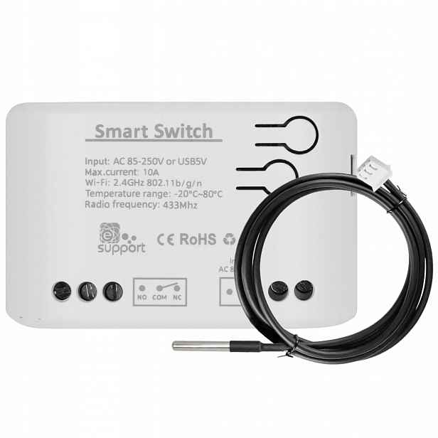 Termostat Wifi Ewelink 85-250V Síťový Teplotní Senzor