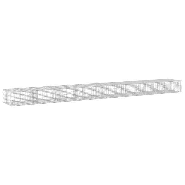 vidaXL Gabion s drátem 3,5 mm a síťkou 5x10 cm 800x100x50 cm