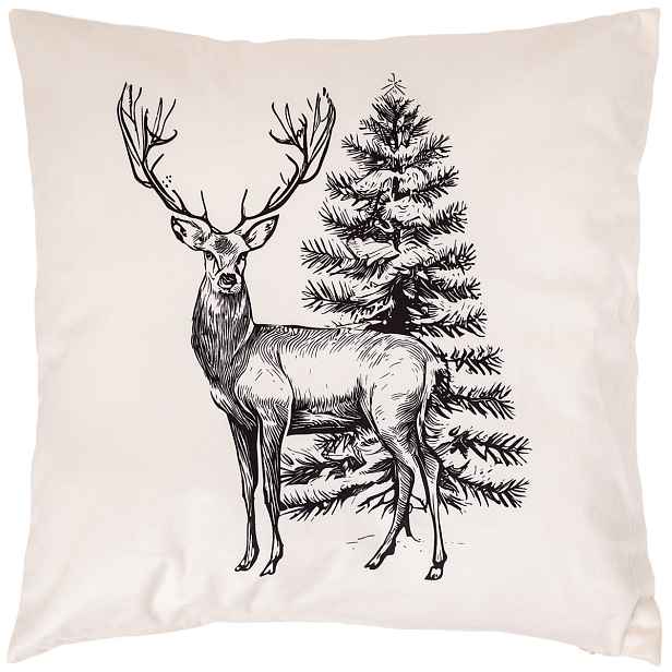 4Home Povlak na polštářek Woodland Stag, 45 x 45 cm