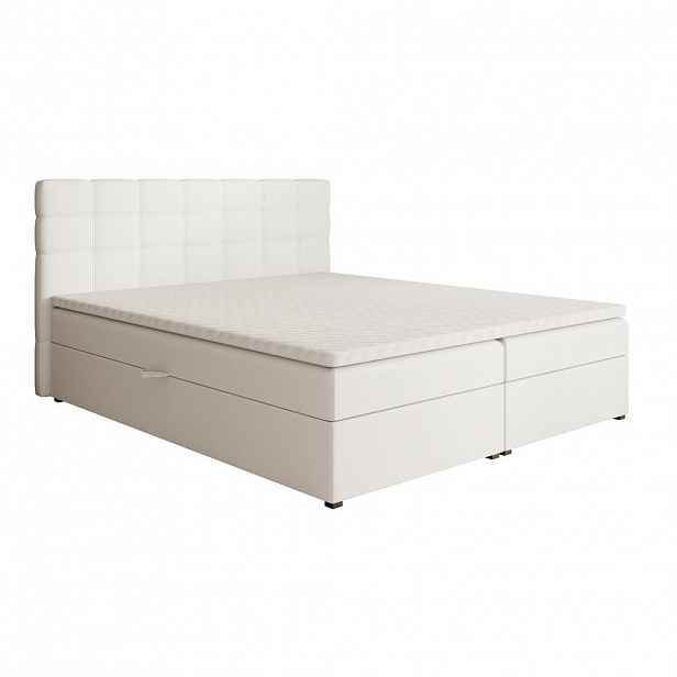 Beautysofa ČALOUNĚNÁ postel Topiq 184/203/103, bílá