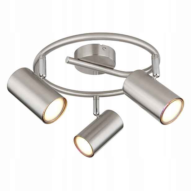 Spot reflektorové stropní svítidlo Stříbrný pohyblivý zdroj Allvi Globo Lighting