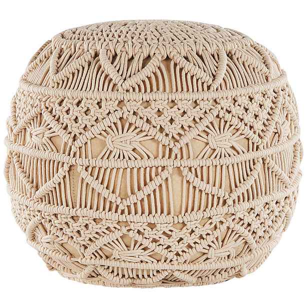 Beliani PUF Béžový 40/40/40 cm Kayseri