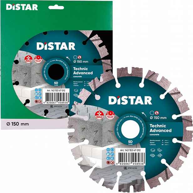 Distar Diamantový řezný kotouč 1A1RSS 150 Technic Advanced