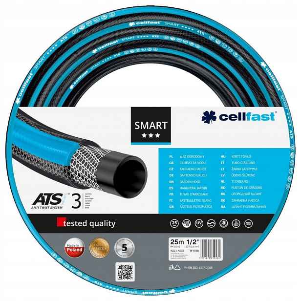 Hadice Cellfast Smart 25M 1/2" 3 W