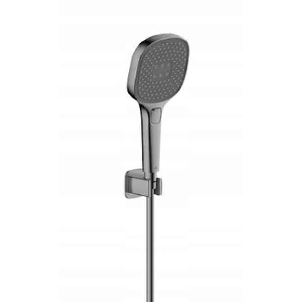 Kfa Bodový Sprchový Set Malaga, Gun Metal Grey Pvd
