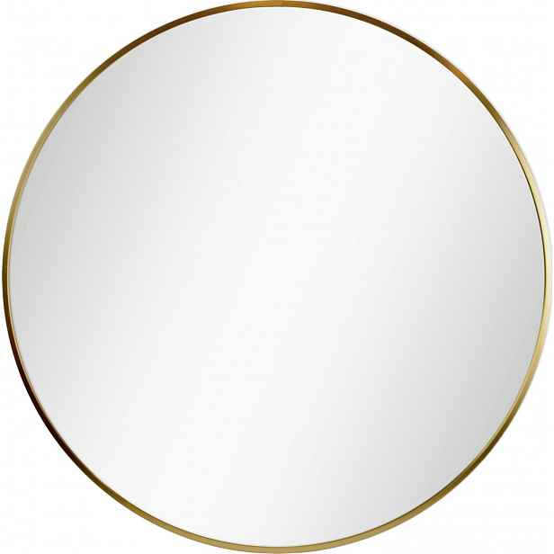 Nástěnné zrcadlo Josie 60 cm, zlaté kulaté