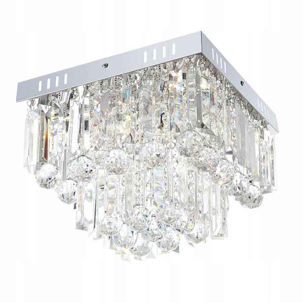 Stropní Svítidlo Stropní Led Chromovaný Cleo 6x zdrojů 18W Bílá Globo Lighting 24 cm