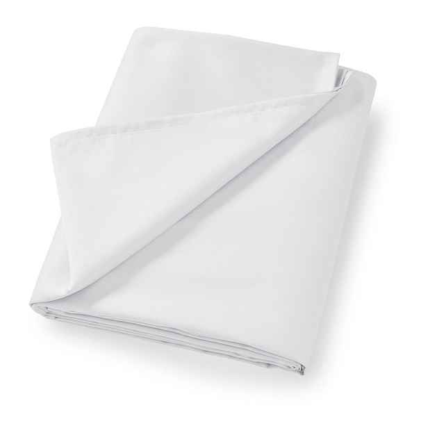 Bílé prostěradlo z bavlněného saténu 230x260 cm Cotton Sateen – Bianca