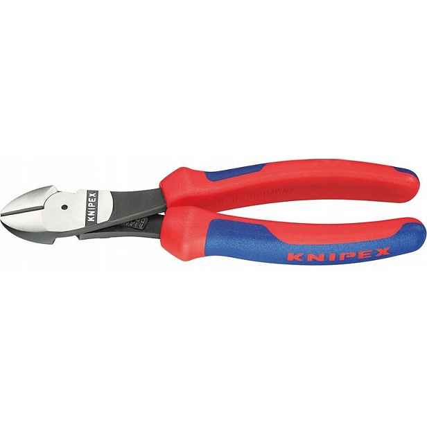 Boční štípací kleště se zvýšeným převodem 180 mm 74 02 180 Knipex