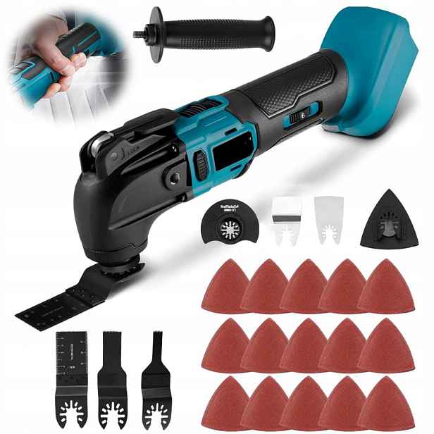 Multifunkční Nástroj Renovátor Pro Baterie Makita 18V 300W Příslušenství