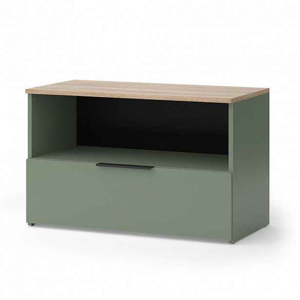 Vicco KREDENC Wido Zelená 80 x 50 cm s 1 uzavřenou přihrádkou