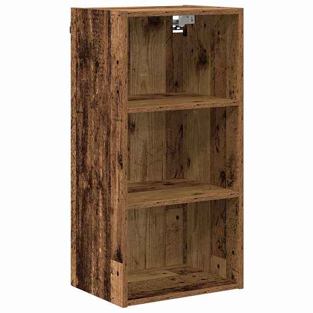 vidaXL Závěsná skříňka Staré dřevo 40 x 29,5 x 80 cm Kompozitní dřevo