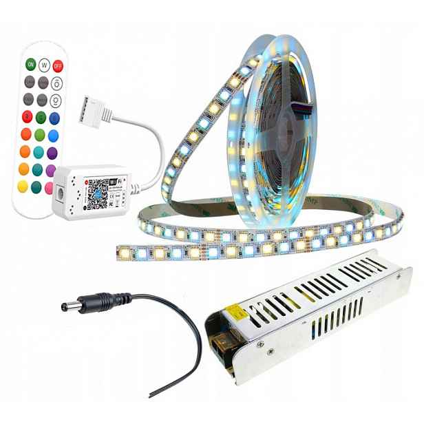 Set Led pásek Rgbw 5 m WiFi Ios Android