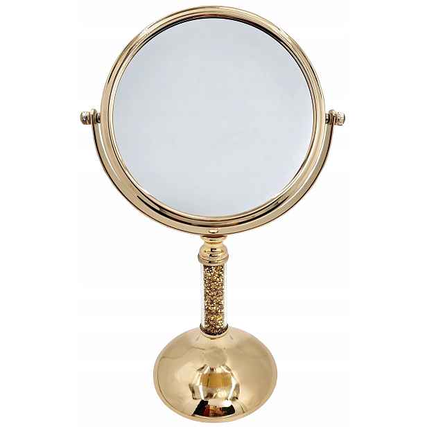 Zrcadlo glamour oboustranné 34 cm 23322