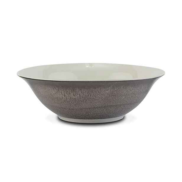 mísa d23cm salát., šedá ALEXANDRA, v.7,3cm, porcelán