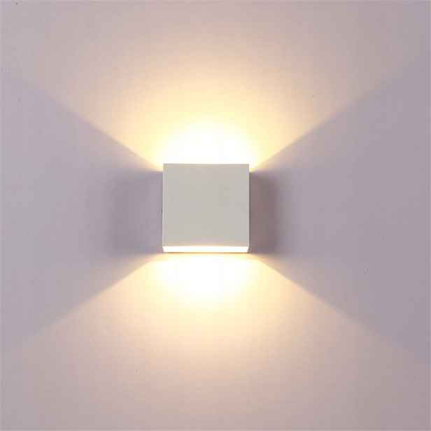 Nástěnná Lampa Chodba Nástěnná Led Lampa Nahoru A Dolů Bílá 230V 6W