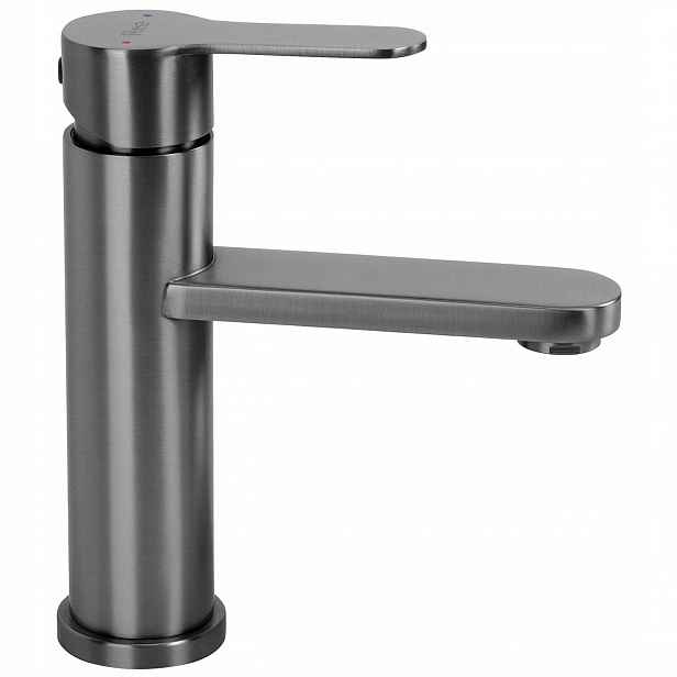 Umyvadlová baterie Šedá Stojící Rea Arcos Titan Kartáčovaná Nízká 18,5 cm