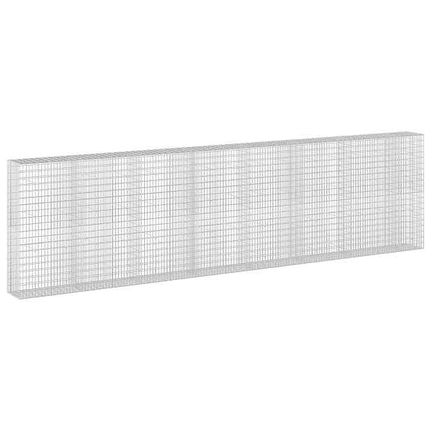 vidaXL Gabion s drátem 3,5 mm a síťkou 5x10 cm 750x50x200 cm