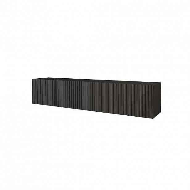 ALTDECOR NÍZKÁ komoda KITO-W 2x100x40x40 cm – černá