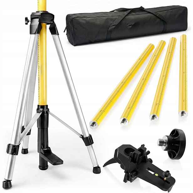Rozpěrná Tyč Stativ Pro Laserovou Vodováhu 1/4" 5/8" Adaptér