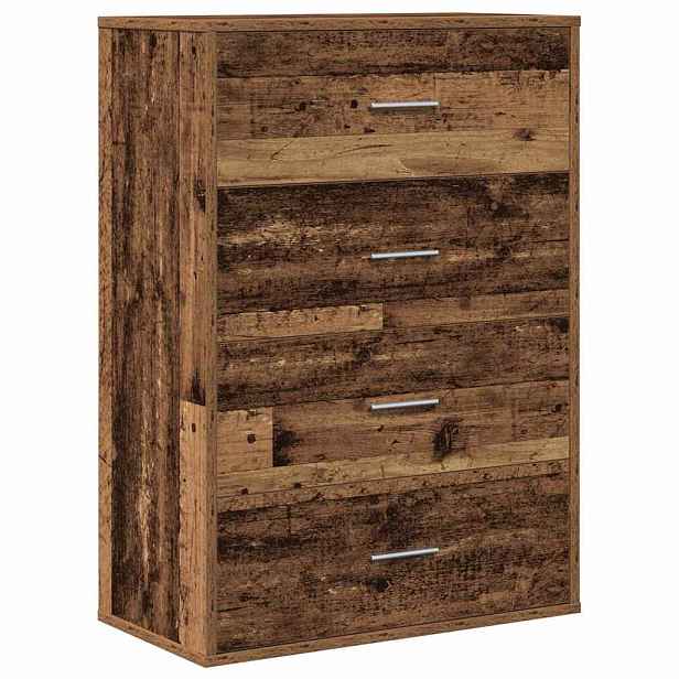 vidaXL Servírovací skříň Staré dřevo 60 x 31 x 84 cm Kompozitní dřevo
