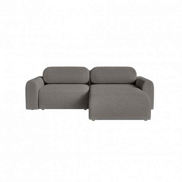 Fedve ECKOVÁ SOFA LOME MINI s funkcí spaní, grafit