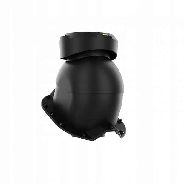 Krbový kanalizační ventilátor fi110 Trapez T35 Černý 9005