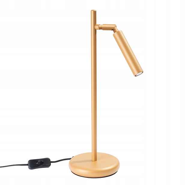 Stojící stolní lampa Noční školní G9 Zlatá Pastelo 1470 Sollux