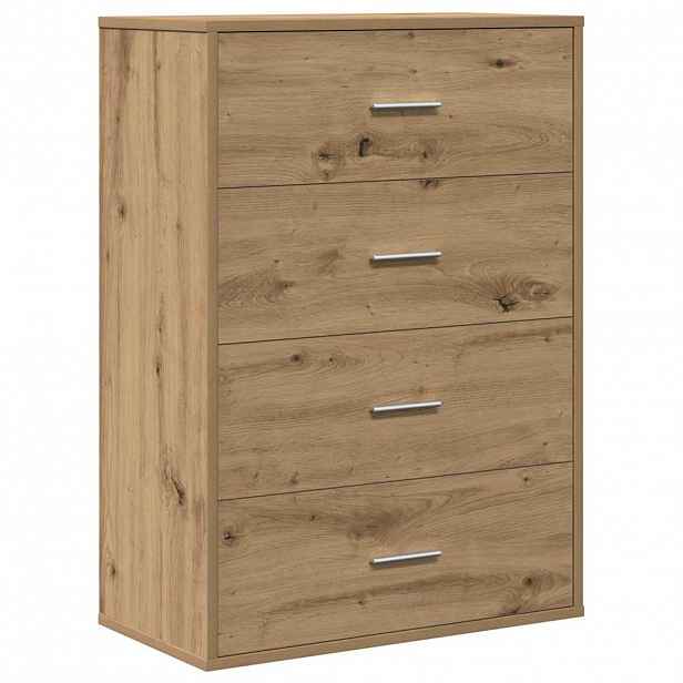 vidaXL Servírovací skříň Artisanový dub 60 x 31 x 84 cm