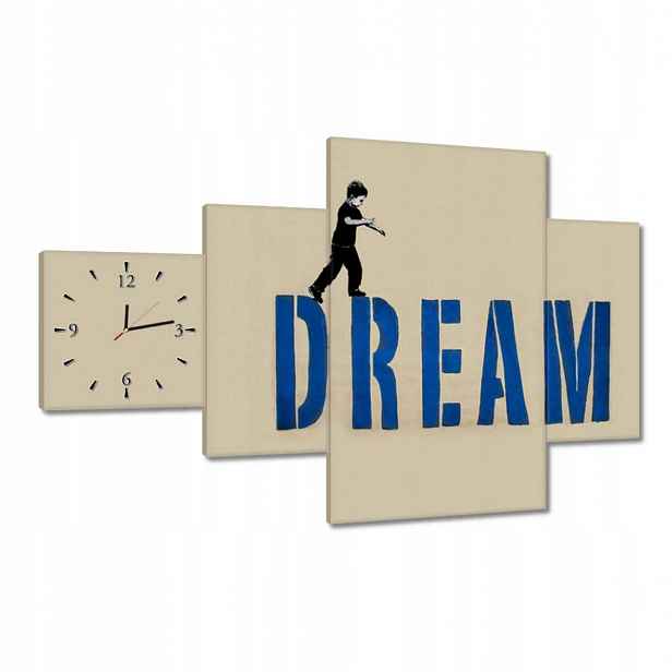 Hodiny 130x80 Dream Stojí za to mít sen