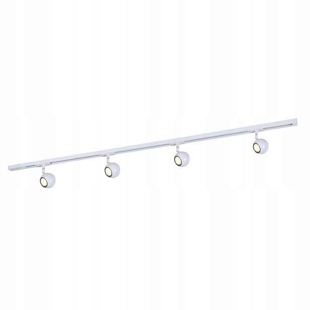 Marvi Blake Bílá kolejnice 4-nastavitelné světlomety 150CM GU10 4X35W