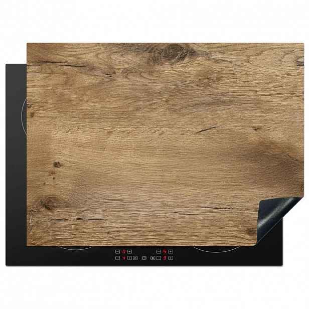 MuchoWow KRYT NA INDUKČNÍ DESKU Dřevo - hnědé - vzhled dřeva 70x52 cm