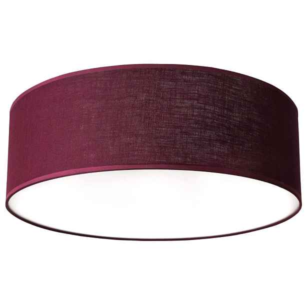 Stropní Svítidlo Stropní Svítidlo Lněné Stínidlo Vínová 40 CM Do Obývacího Pokoje Ložnice