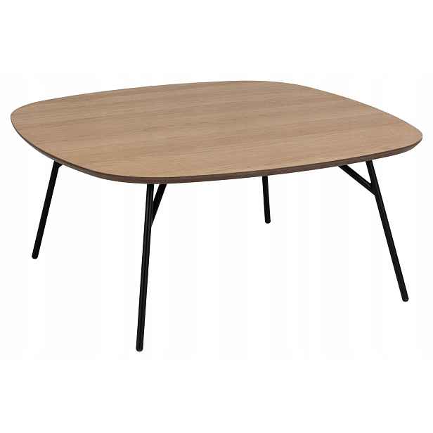 Actona Konferenční stolek Caracas 90 cm dub olejovaný/černý