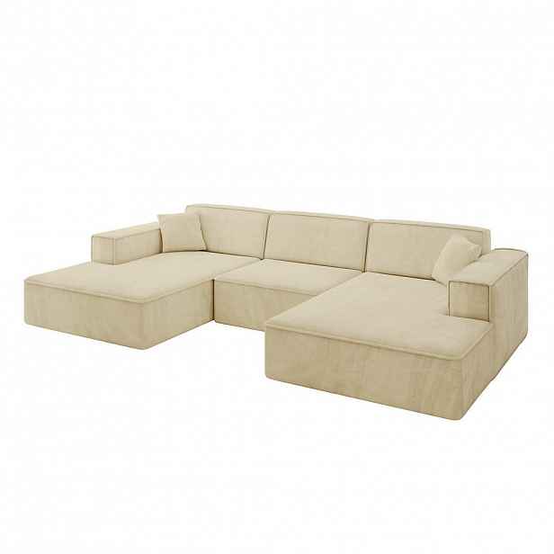 ALTDECOR SEDACÍ SOUPRAVA IREA-U1-v4 – 301 x 165 x 77 cm, béžová