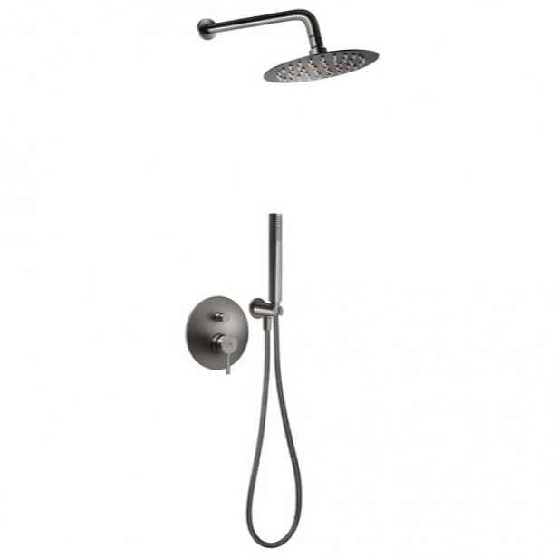 Novaservis Ferro Ciriculus sprchový systém s pákovou baterií gun metal BCK7PGM-SET1-S