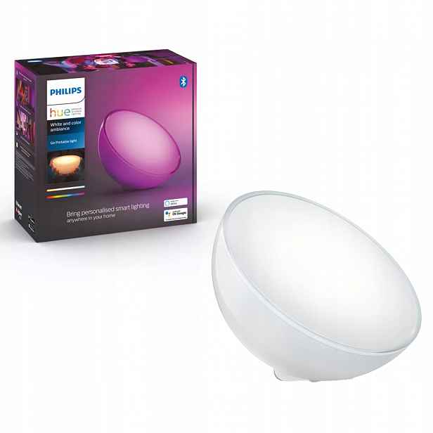 Philips Hue White and Color Ambiance Stolní lampa Go Bluetooth Zigbee 87