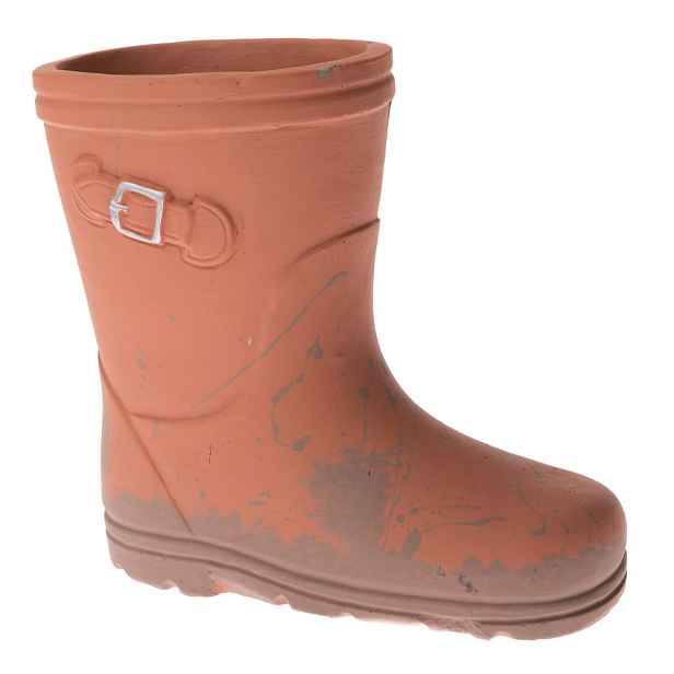 Terakotově oranžová betonová dekorace Dakls Boot