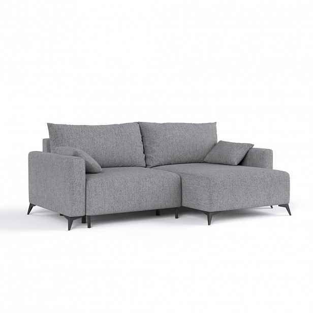 AltaBeds ROHOVÁ SEDAČKA NUVIO, textil, Šedá