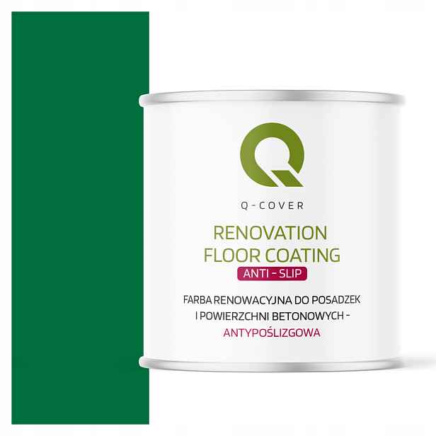 Barva Pro Renovaci Betonu Garáže 2,5L Zelená Ral 6029 Uv
