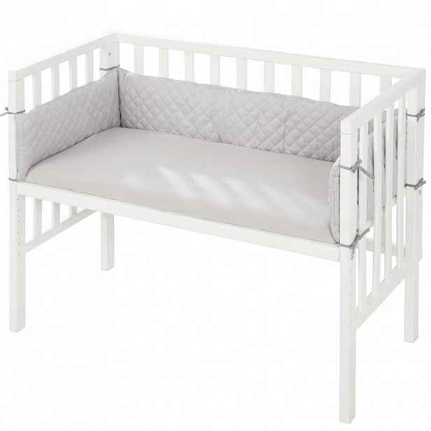 Roba PŘISTAVNÁ POSTÝLKA roba Style šedá 2v1 set 90 x 45 cm