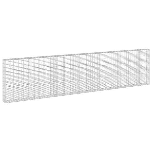 vidaXL Gabion s drátem 3,5 mm a síťkou 5x10 cm 650x30x150 cm