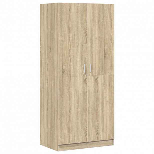 vidaXL Šatní skříň dub sonoma 80 x 52 x 180 cm kompozitní dřevo