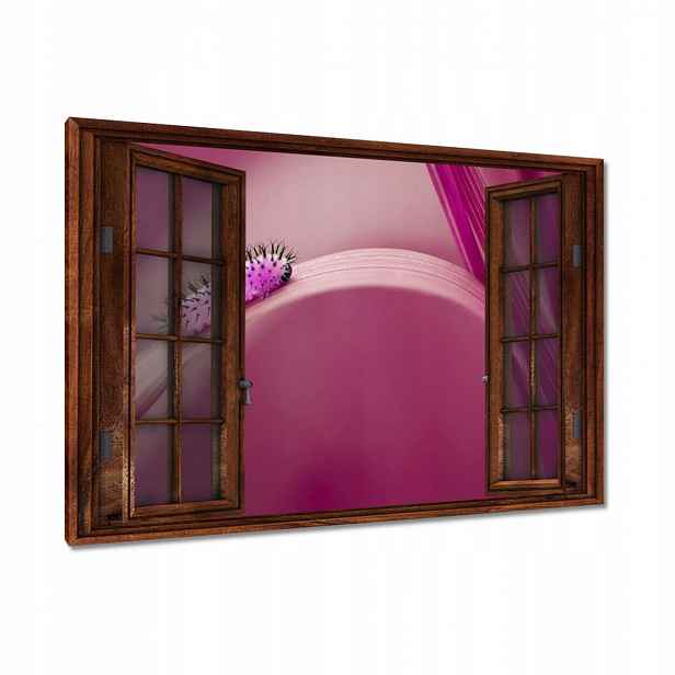 Obrazy 90x60 Růžová housenka
