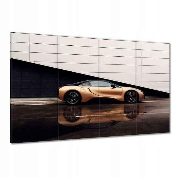 Obrazy 120x80 Zlaté Bmw Auto
