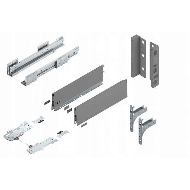 Blum Merivobox 400 Šuplík Medium K Tip-On Grey 40kg